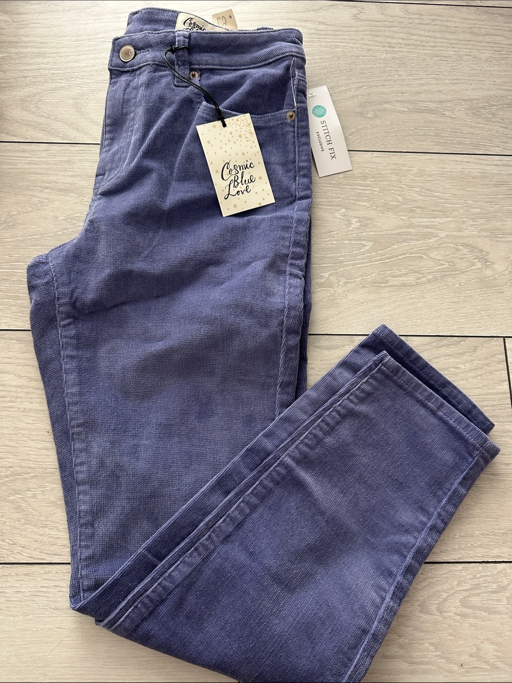 Women’s Corduroy Jeans - Indigo stretch jeans